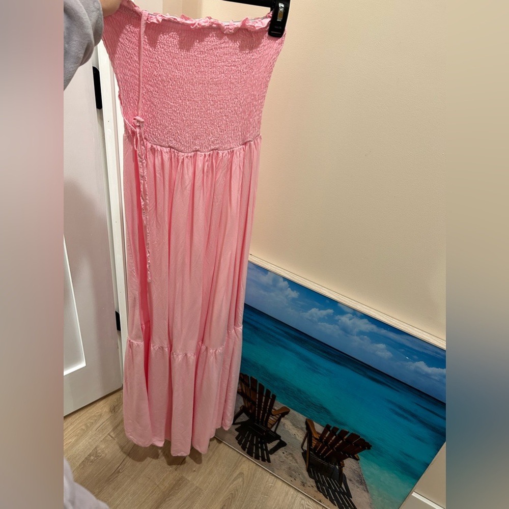 Pink!!Dress!! And necklace